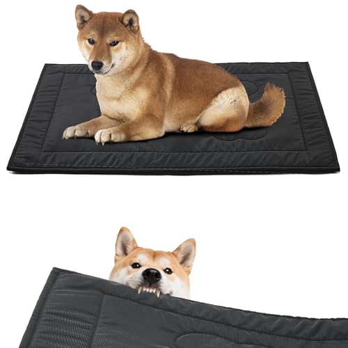 Chew Proof Indestructible Dog Crate Pad,X-Small (17"x23") - color: Black, size: X-Small (17"x23")
