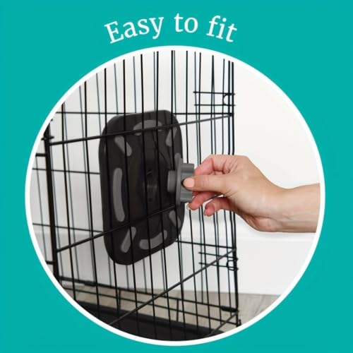 1 Pack 2-in-1 Dog Lick Mat with Twist Lock, Slow Feeder Lick Pad for Crate Mount & Floor Use, Anxiety Relief Interactive Dog Toy for Pet Training