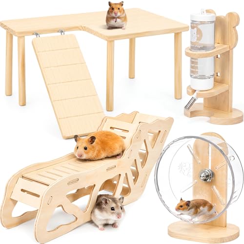 BreezeHug 4 Pcs Hamster Cage Accessories Hamster Platform Toy, Clouds Shape - style: Clouds Shape