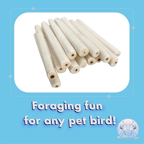 5509 Skinny Sola Wood Logs, 4 Pack - Natural Handcut Bird Shredding Toys - color: Skinny Sola Logs, size: Pack 4