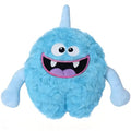 Monster Stuffed Squeaky Dog Toy, Crinkle Dog Plush Toy, Light Blue - color: Light Blue