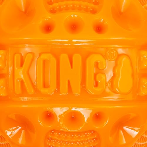 KONG CoreStrength Dog Toy – Ball – Durable Tough Chew Toy for Medium & Large Dogs – Textured Dental Chew for Teeth & Gums – Fetch & Interactive Play - color: Ball