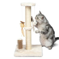 Best Pet Supplies Catify Cat Scratching Post - Beige H: 33" - color: Beige Scratching Post - H: 33"