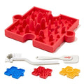 HOWGO Modular Puzzle Lick Mat for Dogs (1Pack, Red) - color: 1 Red