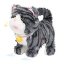 Easfan Walking Kitty Cat Stuffed Animal Talking Plush Toy for Kids - style: Tabby cat