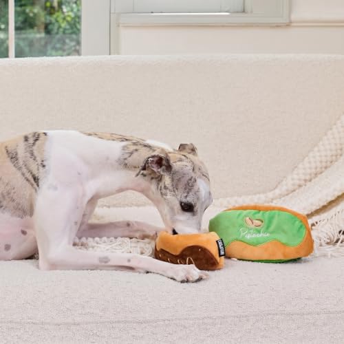 CHEWFFON Chocolate Éclair Dog Snuffle Toy, Layered Treat Enrichment - style: Chocolate Eclair