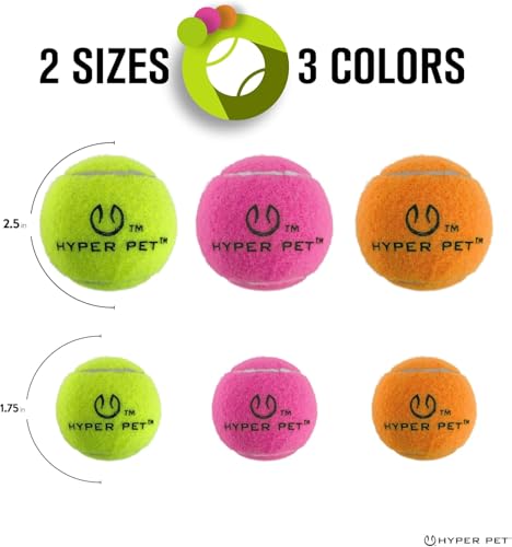 Hyper Pet Mini Extra Small Tennis Balls for Dogs, 1.75 Inch, 8 Pack, Pink - color: Pink, size: MINI 1.75" - 8 Pack