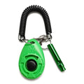 Dog Training Clicker, Dog Training & Behavior aids, Dog Training kit (Green) - color: Green