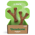 Benebone 2-Pack Wishbone Toy for Aggressive Chewers, Real Bacon, Medium - size: 2 Pack - Medium