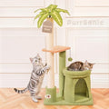 Cat Tree Tower with Scratching Post Bed Condo for Indoor Kitten