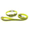 Regal Dog Products Reflective Dog Collar & Leash Set, Metal, Small Yellow - color: Yellow, size: Small Collar & Leash
