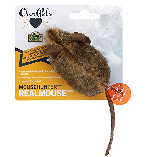OurPets Play-N-Squeak Mouse Hunter Cat Toys with Catnip - style: Mouse Hunter (Pack of 1)