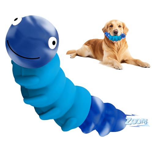 Indestructible Dog Toys for Aggressive Chewers, Tough Toy - color: Blue