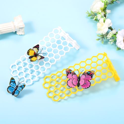 2PCS Floating Bee Ladders, Beehive-Shaped Floating Bee Island for Drinking