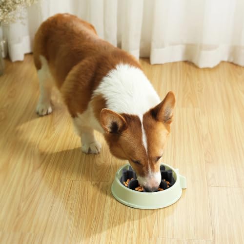Soft Silicone Anti-Choking Puzzle Slow Feeder Insert for Dogs, Compatible with Regular Elevated Dog Bowls - color: Black, size: Small