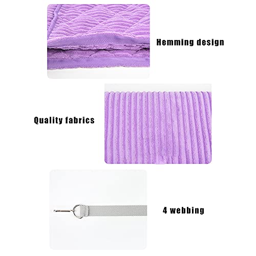 Large Ferret Hammock, Hanging Tunnel Bed for Cage Rats Chinchilla - color: Purple