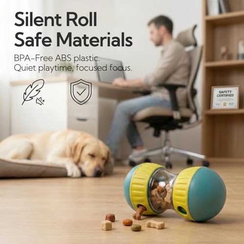 Interactive Dog Puzzle Treat Toys Enrichment Puppy Slow Feeder - color: Blue