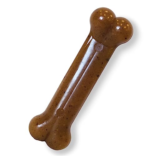 Nylabone Puppy Chew Teething Bone Dog Chew Toy, Chicken Flavor, Small - color: Teething Bone, size: Small