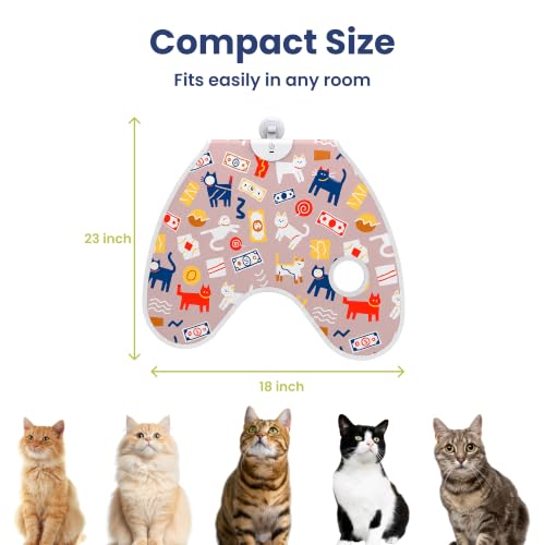 PAWSPIK Peek & Play Wall-Mounted Interactive Electronic Cat Toy