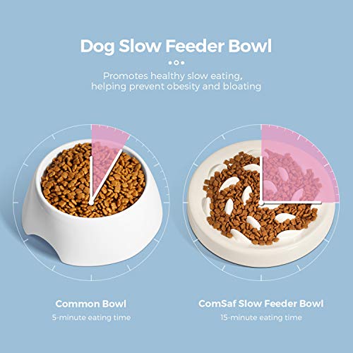 Slow Feeder Bowl for Cats and Small Dogs,Cilkus Fish Pool Design, Fun Interactive Bloat Stop Puzzle Feeder Bowl Healthy Eating Diet Made of Melamine Food Grade Material Dishwasher Safe (Green) - color: Green