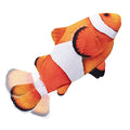 Tocirelo Cat Toy Flopping Fish - Interactive Cat Toy for Indoor Bored Cats - color: Clownfish