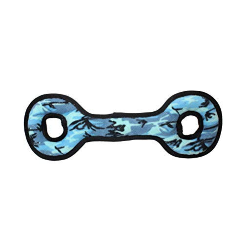 TUFFY® 2 Pack Ultimate TugOWar Ultra Durable Plush Dog Toy - color: 2PK Blue Camo TugOWar