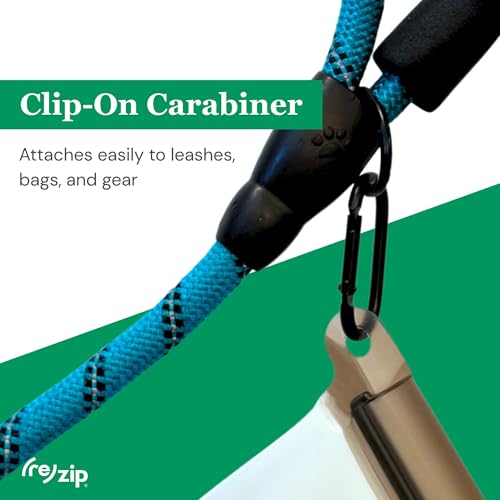 (re) zip Reusable Pet Treat & Poop Bag Carrier with Carabiner Clip, 2-Pack - size: 1 Cup