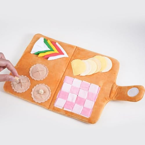 Dog Toy Snuffle Sound Book Treat Hide Puzzle (menu) - color: menu