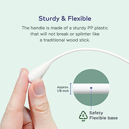ARCA PET Cotton Swabs for Dogs and Cats - Cat & Dog Ear Cleaner Long Cotton Swab - Extra Large Cotton Head, Cat & Dog Ear Cleaning Kit for Puppies, Multipurpose Pet Cotton Swabs (Extra Large 100 Buds) - size: Extra Large 100 Buds