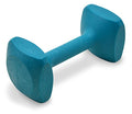 J&J Dog Supplies Obedience Retrieving Dumbbell with 2 3/4" Ends, 3" Wide Bit and 13/16" Diameter Bit, Teal , Medium - color: Teal, size: Medium