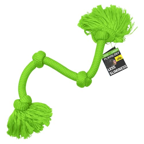 Playology Tug Rope Dog Toys for Large Breeds - Mega, Sweet Potato Scent - size: Mega, style: Sweet Potato