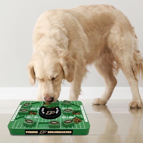 Pets First NCAA Purdue Large Puzzle Toy - Interactive Dog Treat Toy, New Size, Slow Feeding - color: Purdue Boilermakers, size: Large