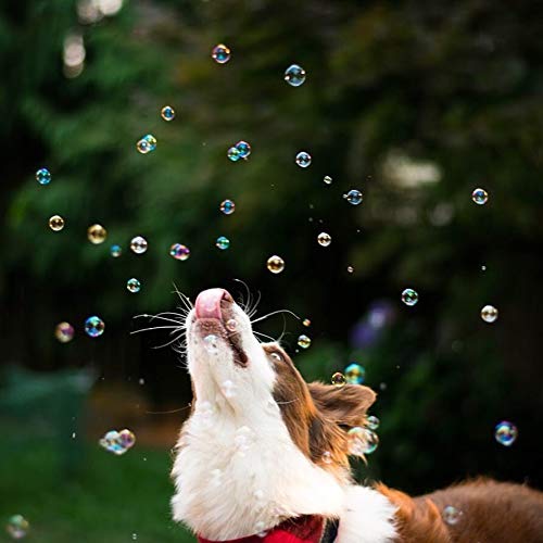 Pet Qwerks Incredibubbles Interactive Pet Toys - Long Lasting Edible Bubbles for Dogs & Cats - Peanut Butter Flavor - 38 ML, All Breed Sizes - size: 38 ml