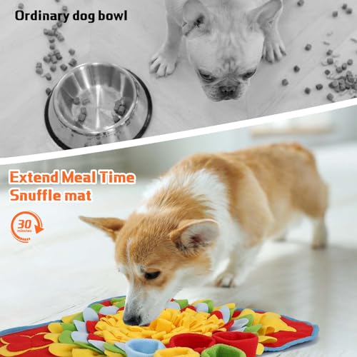 Snuffle Mat for Small Medium Dogs Nose Smell Training, Muilticolor - color: Muilticolor