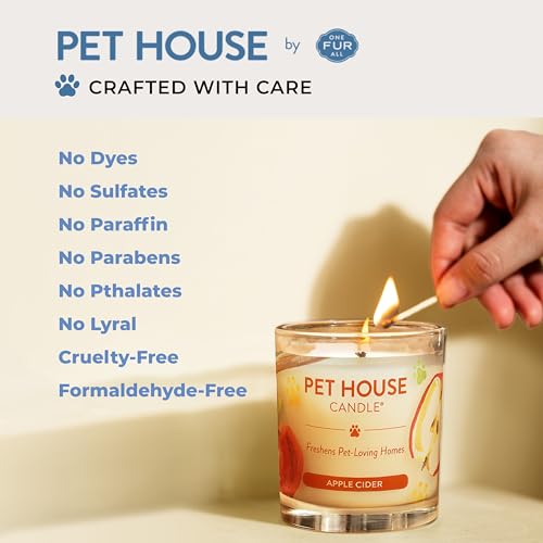 Hot Cocoa & Sugar Cookies Candle Pet Friendly Plant-Based Wax, Pet House - color: Hot Cocoa, Sugar Cookies, size: Pack of 2