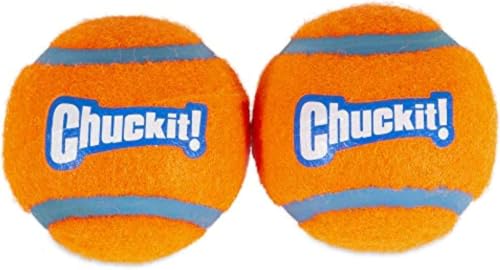 Chuckit! Dog Tennis Ball Dog Toy, Large (3 Inch Diameter) for Dogs 60-100 lbs 2 Count (Pack of 12) - size: Large - 2 Count ( Pack of 12)