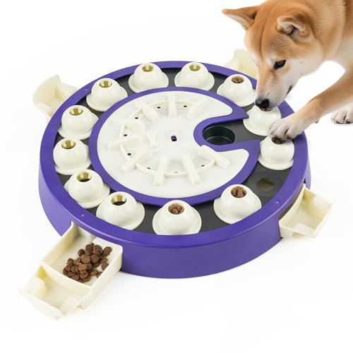 LACCEN Dog Puzzle Toy, 3 in 1 Dog Puzzles for Smart Dogs, Treat Slow Feeder