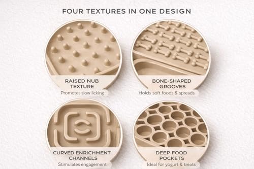 Hearth & Paw Silicone Lick Mat for Dogs - color: Beige