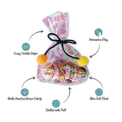 Fringe Studio Plush Cat Toy, Clownin' Around Kicker, Pet Shop Collection (693009) - color: Clownin' Around