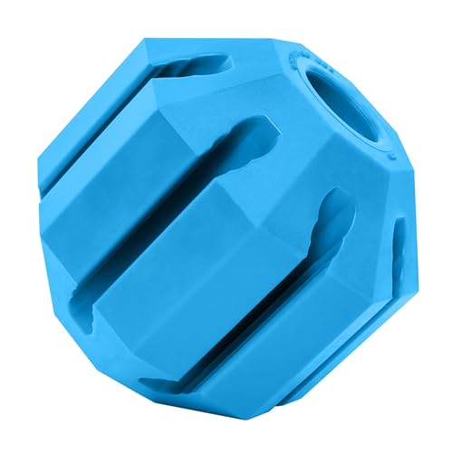 KONG Puppy Activity Ball, Natural Rubber Teething Toy, Medium Puppies, Blue - color: Blue, size: Medium (Pack of 1)