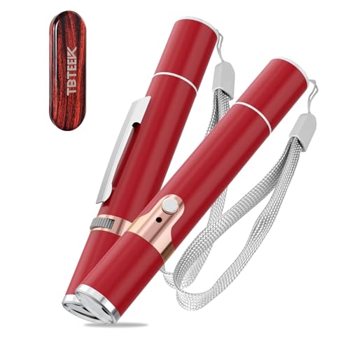 TBTeek Cat Toys, with Metal Case, 2 Pieces, Rechargeable (Red - color: Red