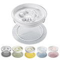 Ceramic Elevated Slow Feeder Cat Bowl, Anti Vomit, Removable Dish, White - color: White