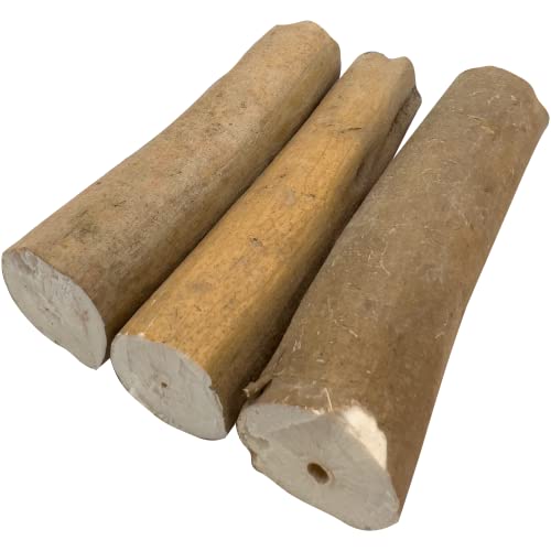 5514 Bark Sola Logs, 4 Pk - Natural Wood Bird Shredding Foot Toys with Bark - color: Sola Logs with Bark, size: Pack 4