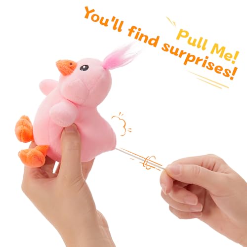Duck Plush Toy with 3 Babies, 11 Inch Wind Up Stuffed Animal Set - style: Duck Yellow