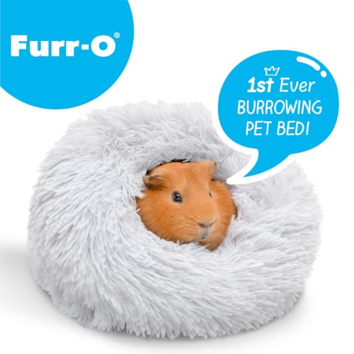 Paw Inspired Furr-O Burrowing Pet Bed Enrichment,Removable Base, Light Gray - color: Light Gray
