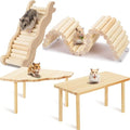 Breezehug 4 Pcs Hamster Cage Accessories Hamster Platform Toy, Climber - style: Climber