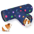 Glittme Washable Guinea Pig Tunnel, 17.7" Soft Plush Hideout for Small Pets