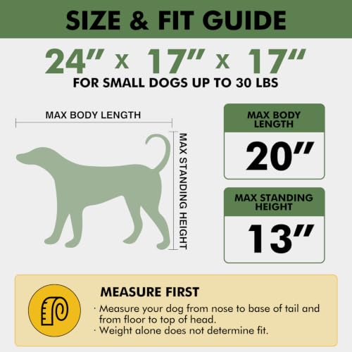 Veraste 24 x 17 x 17 in 4-Door Collapsible Soft-Sided Mesh Dog Crate, Grey - color: Grey, size: 24.0"L x 17.0"W x 17.0"H