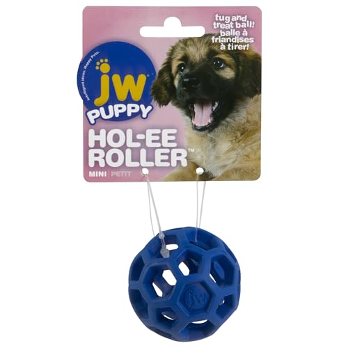 JW Pet Hol-ee Roller Treat Dispenser Puzzle Ball, Mini 1.75in, Rubber - size: Mini