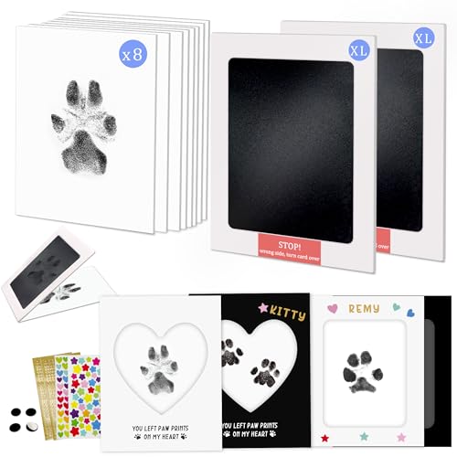 MYPAWLETS Inkless Paw Print Kit,Ink Pads for Dog,Cat,2 Pack-L - size: Large (2 Pack)